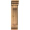 Ekena Millwork Legacy Traditional Smooth Bracket w/ Offset Brace, Western Red Cedar, 5 1/2"W x 16"D x 24"H BKT0604X16X24LEC01SWR - alternate 4